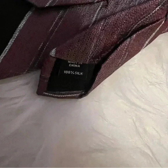 Murano men’s 100% silk tie striped - Picture 4 of 4